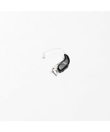Deafmetal USA Retention Hearing Aid Cuff & Silicone Holster - Secure BTE/RIC Hearing Aids & Cochlear Implants - Silver - 1 Ear Attachment - Buy Online on GoSupps.com