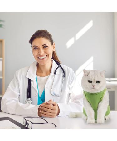 Avont Katzenbody Recovery Suit for Cats - After Op Castration Spay & Weaning Leak Protection - M Green - Buy Online on GoSupps.com