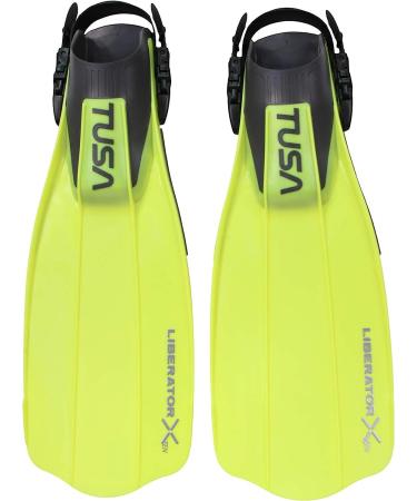 TUSA Liberator X-Ten Scuba Diving Fins - Flash Yellow Regular - Buy Online on GoSupps.com