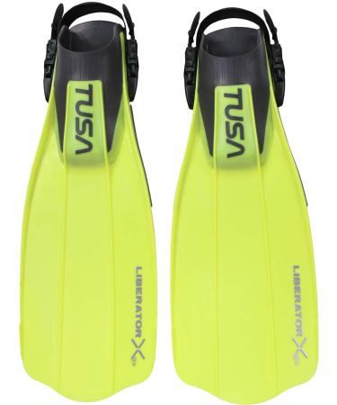 TUSA Liberator X-Ten Scuba Diving Fins Flash Yellow Regular