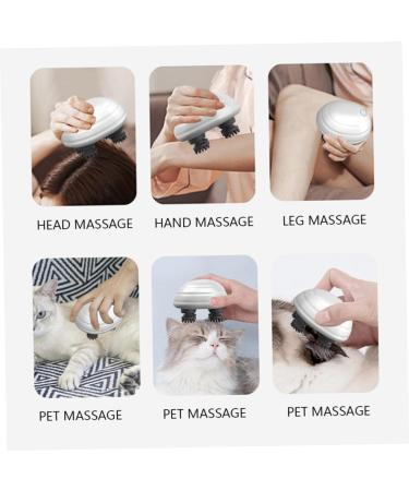 Healvian Head Massager Tool - 2 Sets Scalp Massage Brush | ABS White | International Shipping Available - Buy Online on GoSupps.com