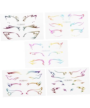  Healvian Healvian 15 Sheets Eyeliner Stickers Butterfly Eyeliner Stickers Eyeshadow Stickers Star Eyeliner Stickers Temporary Eye Makeup Stickers Temporary Eyeliner Stickers Eyeliner Stickers - Buy Online on GoSupps.com