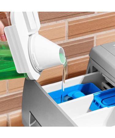 dijiusidy Washing Powder Fluid Container Sealed Tilted Mouth Refillable Lifting Handle Home Toilet Case with Measuring Cup 1100ml - Buy Online on GoSupps.com