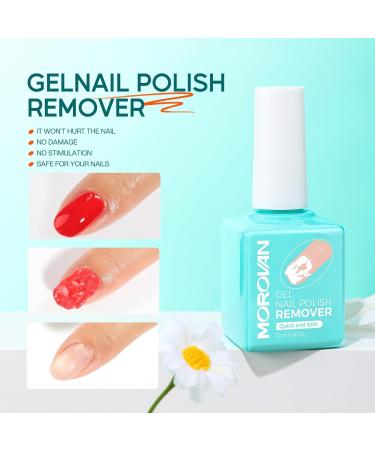 Morovan Gel Nail Polish Remover - Fast & Effective Gel Polish Removal in 3-5 Minutes | No Soaking or Wrapping Needed | International Shipping Available - Buy Online on GoSupps.com