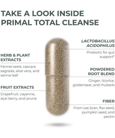 Primal Harvest Creatine Powder + Total Cleanse Support Supplement Bundle | 2-Pack | Daily Strength & Routine Reset Support | 30 Servings Each - Buy Online on GoSupps.com