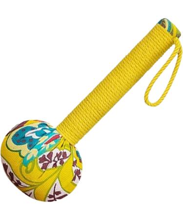 Buy Wermension Handheld Massage Hammer - Full Body Wormwood Massager | 26cm Yellow Tool for Relaxation & Pain Relief - Buy Online on GoSupps.com
