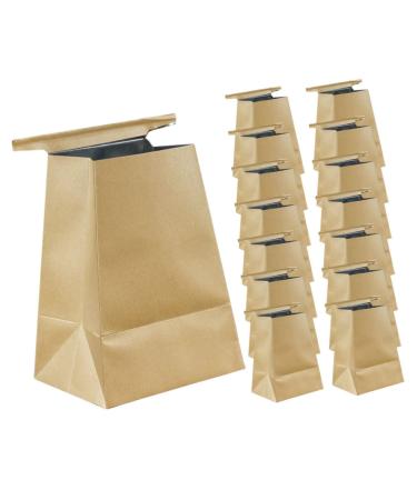 Sickness Vomit Hospital Bag 15pcs Vomit Bag Kraft Paper Light Brown Travel Vomit Bags Disposable Travel Motion