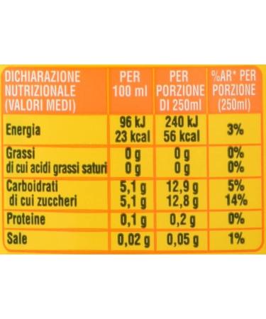 San Benedetto Allegra Aranciata PET Soft Drinks 1.5 Litre Pack of 6 Orange Lemonade - Buy Online on GoSupps.com