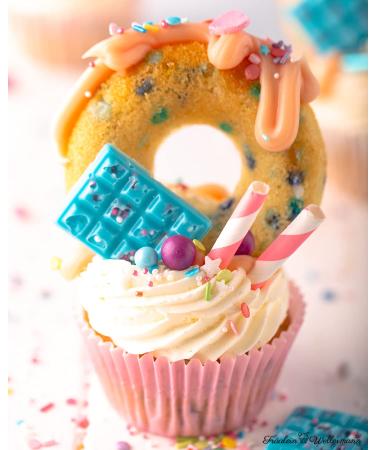 Super Sprinkle Confetti Parade - EU Sugar Sprinkles for Cakes & Biscuits | Azo Dye-Free Streusel Mix from Hamburg (180g) - Buy Online on GoSupps.com