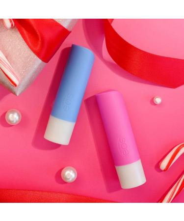 EOS Limited Edition Holiday Lip Balm 2-Pack - Raspberry Cloud & Blackberry Bellini, All-Day Moisture, Sensitive Skin, 0.14 oz - Buy Online on GoSupps.com