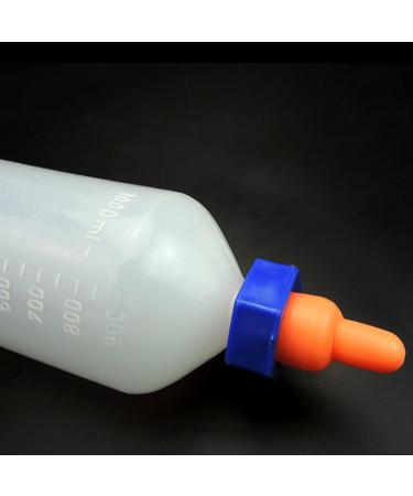 Livestocktool Calf Milk Feeder Bottle with Nipple - 1 Quart Replacement Set - Buy Online on GoSupps.com