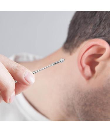Jextou Earpick Spiral Earwax Remover Kit - Ear Hygiene Care Tool for Children & Adults - Purple - Buy Online on GoSupps.com