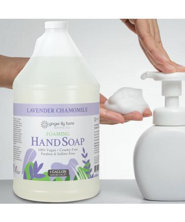 Ginger Lily Farms Botanicals All-Purpose Foaming Hand Soap Refill 100% Vegan & Cruelty-Free Lavender Chamomile Scent 1 Gallon (128 Fl Oz) Lavender Chamomile 128 Fl Oz (Pack of 1) - Buy Online on GoSupps.com