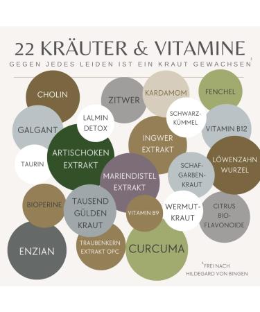 Mary Thistle Liver Kur Capsules - 22-Fold High Dose (80% Silymarin) with Artichokes Ginger Dandelion & Curcuma - Supports Liver Health with Choline & Natural Herbs - International Shipping Available - Buy Online on GoSupps.com