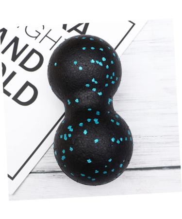 Marmerdo Massage Ball - 16.5x8.5x2cm Blue Peanut Gymnastics & Lacrosse Device for Foot Neck and Muscle Massage | Ideal Fitness & Yoga Tool - Buy Online on GoSupps.com