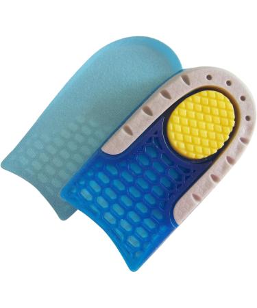 Height Increase Heel Insoles for Men & Women - Gel Lift Inserts for Comfort & Elevation | Invisible Cushion Pads 0.6" Heel Height - Buy Online on GoSupps.com