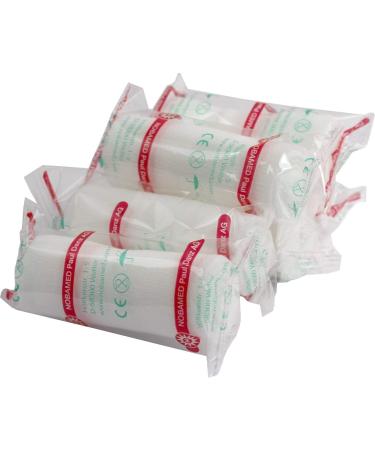NOBA 20 Pieces Gauze Bandages - 6 cm x 4 m Fixation Bandages | Individually Foil Packaged | International Shipping Available - Buy Online on GoSupps.com