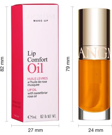 LANGMANNI Hydrating Lip Glow Oil - Moisturizing Nourishing Lip Oil for Dry Lips - Transparent Gloss (#02 Raspberry) - Buy Online on GoSupps.com