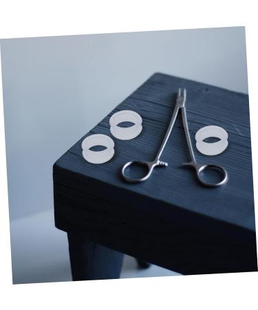 Minkissy Silicone Scissor Finger Protectors - 8 Pack | Comfortable Hairdressing Scissor Rings | Durable White Pebble Gel Design - Buy Online on GoSupps.com