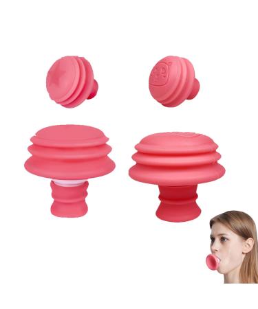 2 x Facial Muscle Trainer Pattern Remover Facial Mass Trainer for Thin Face Lifts Face Tightens Facial Skin