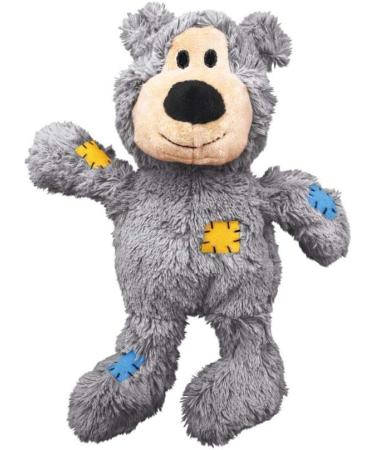 KONG Dog Wild Knots Bear - SMALL/MEDIUM - Cuddly Outside Durable Strong Inside Knotted Rope Skeleton - 3 Colours for Medium Breeds - Buy Online on GoSupps.com