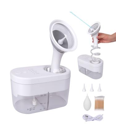 Electric Ear Wax Cleaner Ear Wax Removal Tool Ear Cleaning Kit with Sewage System and 4 Cleaning Modes Ear Cleaner for Both Children and Adults Ear Rinse Kit (USB Rechargeable)