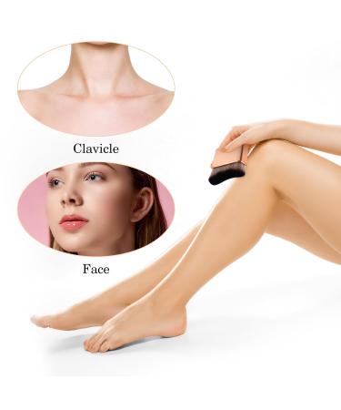 Self Tanning Brush for Sunless Body Tan | Kabuki Face Spray & Mousse Application Tool | Perfect Leg Makeup & Blending - Buy Online on GoSupps.com