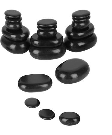 Black Basalte Hot Stone Set Oval De Forme De Peau Hydratant Pierres Massage Spa pour un Usage Professionnel ou Domicile Soulager le Stress Am liorer la qualit du Sommeil Compl ter les - Buy Online on GoSupps.com