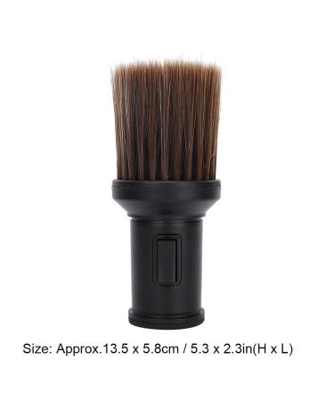 Barber Brush Neck Duster - Professional Hairdressing Cleaning Tool | Black Hair Sweep Brush for Hairdressers - Buy Online on GoSupps.com
