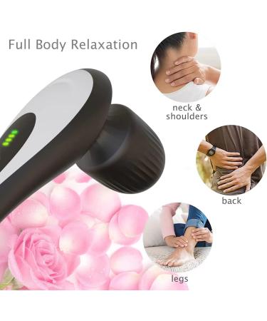 Roysmart Cordless Electric Handheld Vibrating Massager - Deep Tissue Muscle Massager for Neck, Back, Shoulder, Foot - Portable Seven Wand Massager for Full Body Relief - Buy Online on GoSupps.com