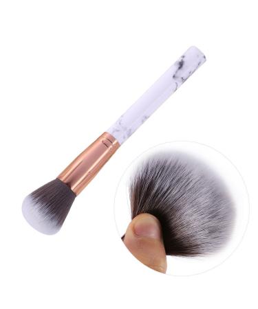 Premium JUN_L 10 Pieces Marble Makeup Brush Set | Synthetic Kabuki Foundation Blush & Eye Shadow Brushes | International Shipping Available - Buy Online on GoSupps.com