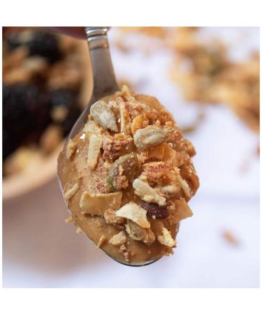 Keto Peanut Butter Crunch Granola by Keto and Co - 2.7g Net Carbs/Serving, Gluten Free, Diabetic Friendly, No Added Sugar - 10 Servings, 10 Ounce - Buy Online on GoSupps.com
