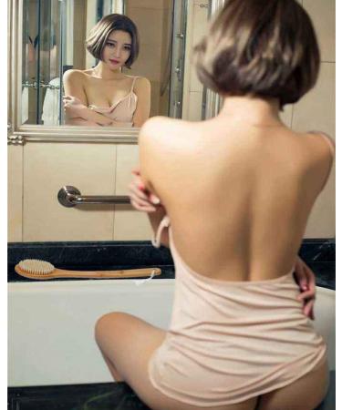 Soft Bristle Body Brush with Bamboo Long Handle for Exfoliation - Wet and Dry Brushing - Buy Online on GoSupps.com