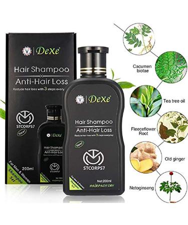 Lucoss Anti-Hair Loss Shampoo Improve Hair Quality Natural Herbal Extract Shampoo Best Hair Growth Shampoo Stimulates Hair Growth Helps Stop Hair Loss Grow Hair Fast Hair Loss Treatment.