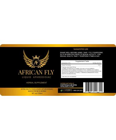 African Fly (2-Pack) - All Natural Vegan Supplement for Men (& Women) 40 50 60 Plus Years Old and Beyond Pack of 2 - Buy Online on GoSupps.com