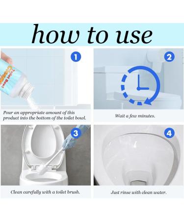 Buy Splash Toilet Bowl Cleaner Foam Powder - Powerful 150g Cleaner for Toilets Squatting Pans and Urinals - International Shipping Available - Buy Online on GoSupps.com