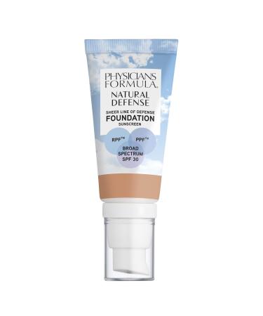 Physicians Formula Natural Defense Foundation SPF 30 Light 1 fl oz (30 ml)