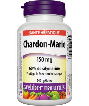 Webber Naturals Milk Thistle Extract 150 Mg 240 count SUPPLEMENT - Buy Online on GoSupps.com