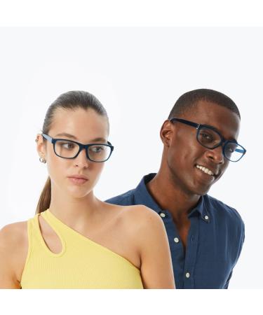 DresdenGO Blue Light Blocking Glasses with UV Protection Ultra Lightweight for Men & Women Large Midnight Blue - Buy Online on GoSupps.com