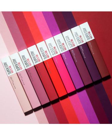 Maybelline Superstay Matte Ink Liquid Lipstick - Long-Lasting Matte Finish in Inspirer (125) - 5 ml | International Shipping Available - Buy Online on GoSupps.com