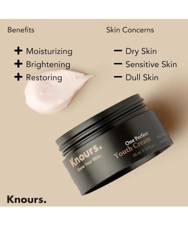 Knours. Moisturizing Shea Butter Sweet Almond Oil Youth Cream a Rich Cream with Niacinamide Olive Oil Clean Beauty (50ml 1.69 fl. oz.) - Buy Online on GoSupps.com