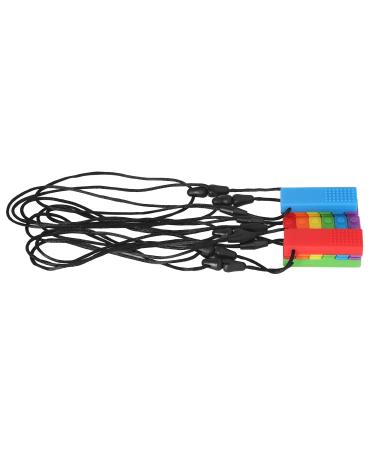 Premium BPA-Free Baby Teething Toys | Rainbow Silicone Building Blocks for Safe Teeth Grinding - Buy Online on GoSupps.com