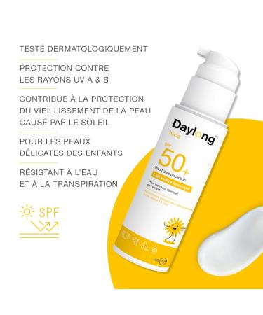 Buy Daylong Kids Liposomal Sun Lotion SPF 50 - 5 oz Sunscreen for Children | Fast International Shipping - Buy Online on GoSupps.com