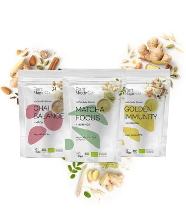 Instant Oat Powder Mix Sample Pack 3x100g