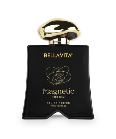 BELLA VITAS Mood Collection Magnetic Eau De Parfum for Him with Grapefruit Jasmine and Vanilla |Premium Long Lasting Fragrance Perfume for Men 100 ML - Buy Online on GoSupps.com
