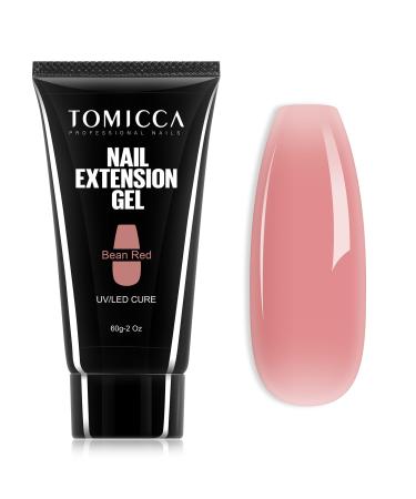 Tomicca 60g polygel acrylic gel for nails nude quick extender gel polygel starter set assembly gel for gelail long-lasting & natural look for beginners & salon professionals Naked color - Buy Online on GoSupps.com