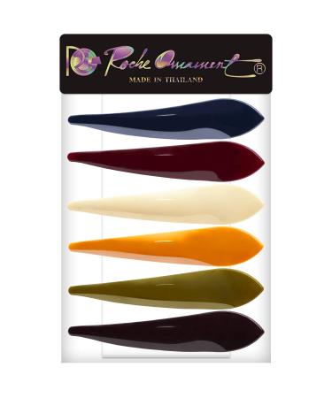 RC Roche 6-Piece Duck Beak Crocodile Hair Clip Set for Women & Girls - Strong Hold Alligator Clips for Professional Styling | Classic Multifunctional Hair Accessories - Buy Online on GoSupps.com