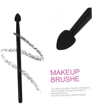 CANIGHT 5pcs Silicone Eyeshadow Brush Eye Cosmetic Brush Lip Applicator Eye Shadow Brush Special 13x1cm Black - Buy Online on GoSupps.com