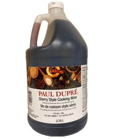 PAUL DUPRE 17% Sherry Style Cooking Wine 3.78 Liter