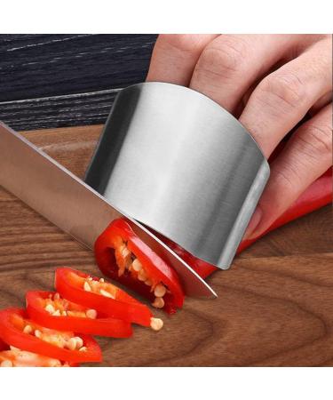 Finetaur Stainless Steel Finger Guards - 5pcs Anti-Cut Protectors for Dicing and Slicing - Buy Online on GoSupps.com